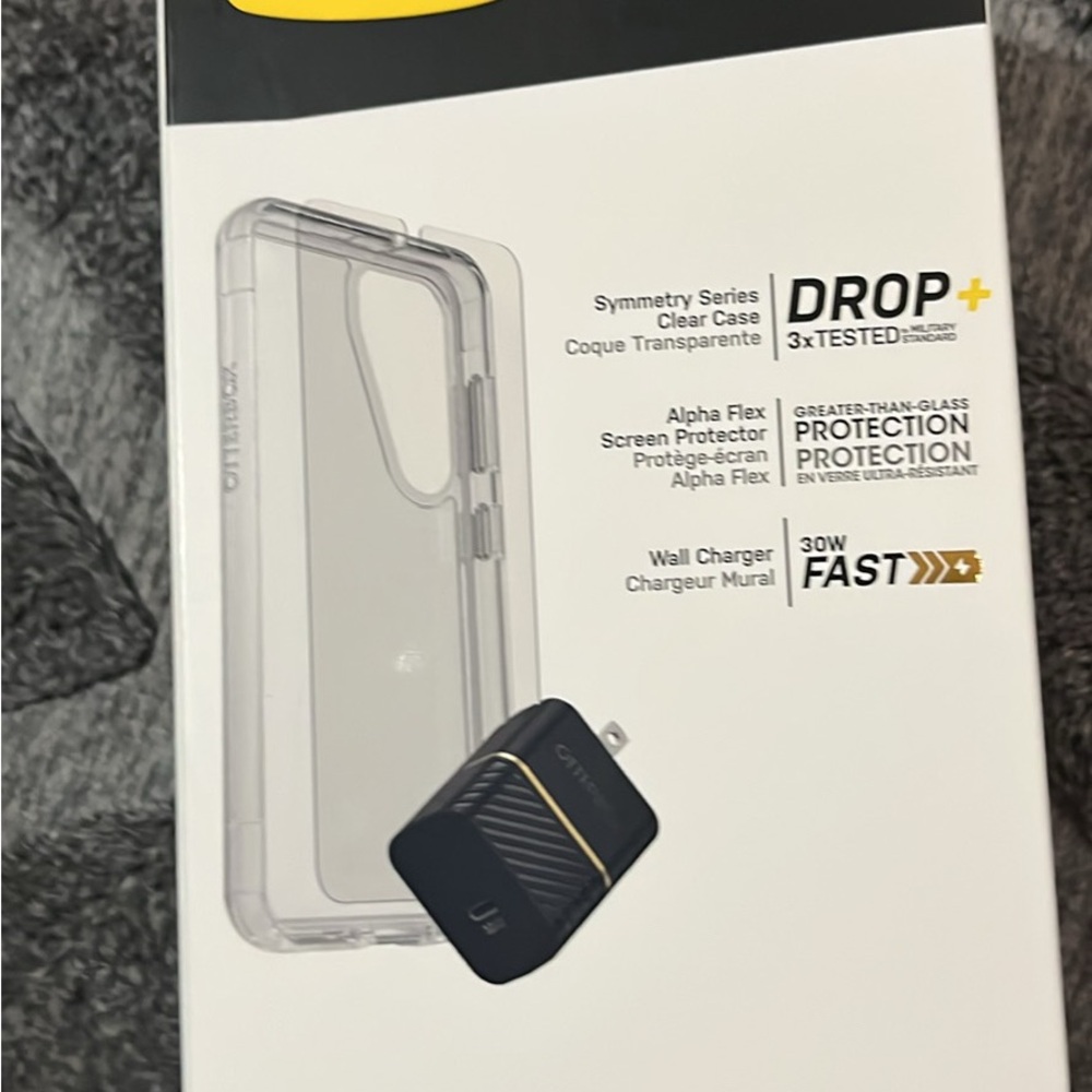 OtterBox Black and Gray Case with Drop Protection